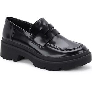 londo Women's School water resistant Loafers Sz 8